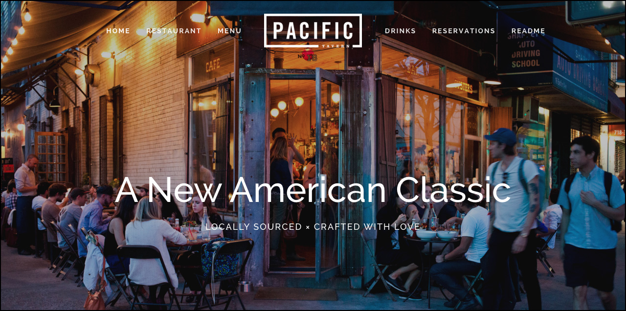 Squarespace Restaurant Template